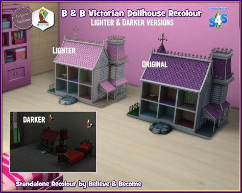 Lana Cc Finds Victorian Dollhouse Sims 4 Recolor