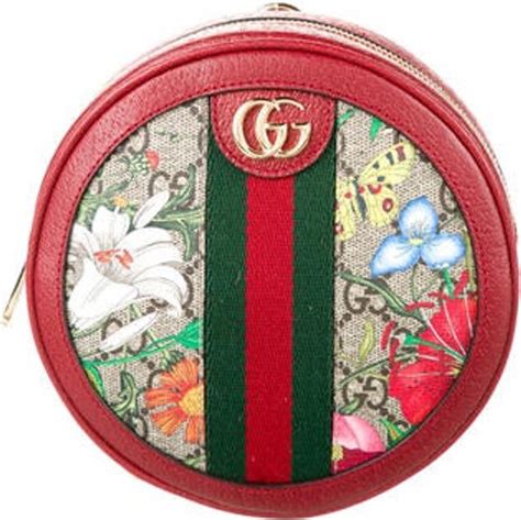 Gucci Gg Supreme Flora Mini Ophidia Round Backpack Shopstyle