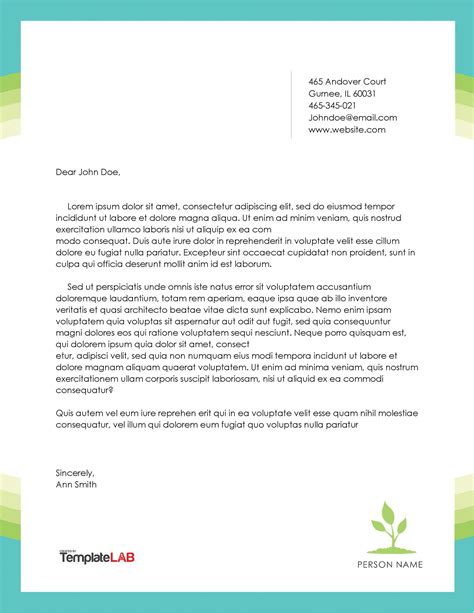Professional Letter Heading Template Download