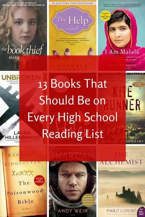 13 Books That Should Be On Every High School Reading List High School