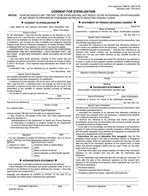 Sterilization Consent Form Louisiana Medicaid Fill Out And Sign