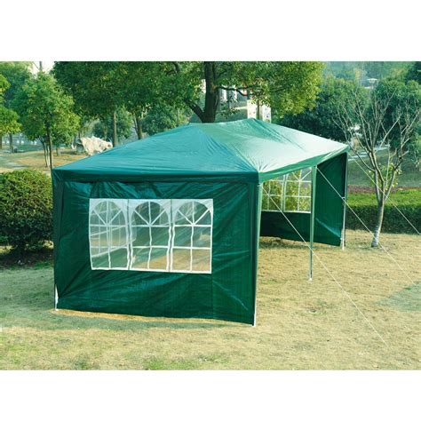Plus, they are a cheap alternative to permanent metal shades. Outsunny 10' x 20' Wedding Party Tent Outdoor Event ...