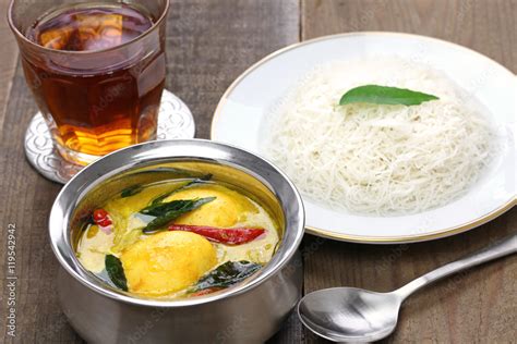 Idiyappam String Hoppers With Egg Curry South Indian And Sri Lankan