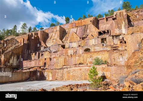 Remains Of The Old Mines Of Riotinto In Huelva Spain Stock Photo Alamy