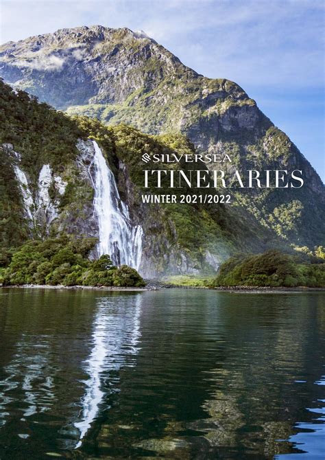 Winter 20212022 New Itineraries At A Glance Ta By Silversea Cruises