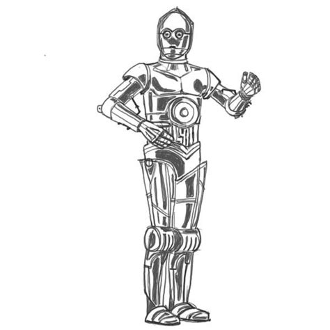 Pictures of c3po coloring pages free and many more. C3po Coloring Pages | Star wars characters clipart, Star ...
