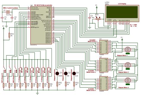 Unipolar Stepper Motor Schematic Diagram Circuit Diagram