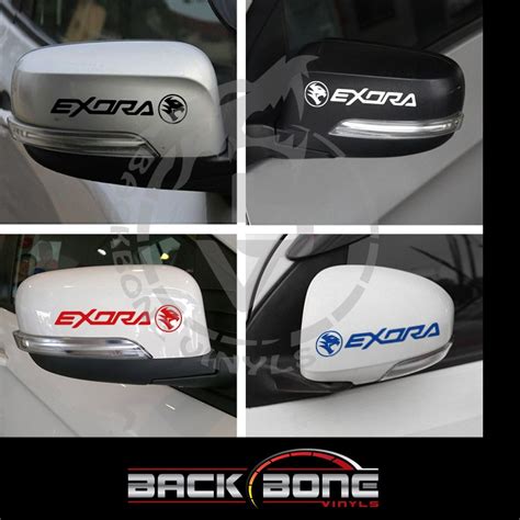 Betapa dia melihat tubuhnya di cermin masih utuh setelah tiga kali disetubuhi. READY STOCK 2PCS Proton EXORA Side Mirror Sticker Car ...