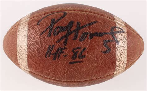 Paul Hornung Signed Vintage Wilson Football Inscribed Hof 86with