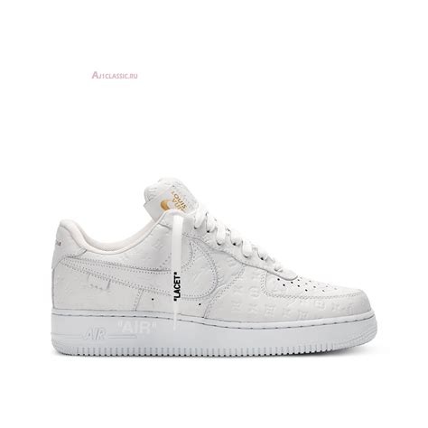 Louis Vuitton X Nike Air Force 1 Low White Naf1lv 03 Whitewhite Sneakers
