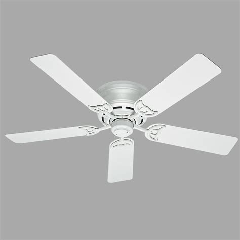 Hunter Low Profile Iii 52 In Indoor White Ceiling Fan 53069 The Home