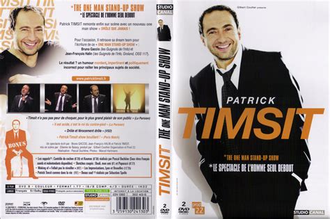 Jaquette DVD de Patrick Timsit The one man stand up show Cinéma Passion