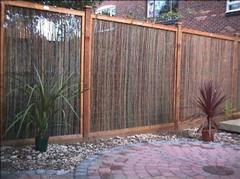 With Plants Garden Screening Natural Privacy Fences Garden