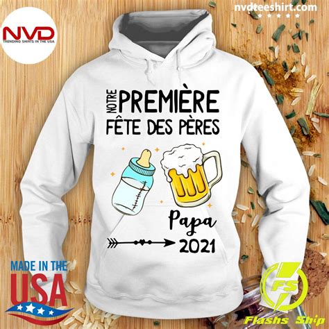 Dimanche 21 juin et en 2021 : Official Notre Première Fête Des Pères Papa 2021 T-shirt ...