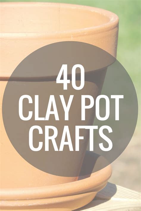 40 Quick And Easy Clay Pot Crafts The Country Chic Cottage