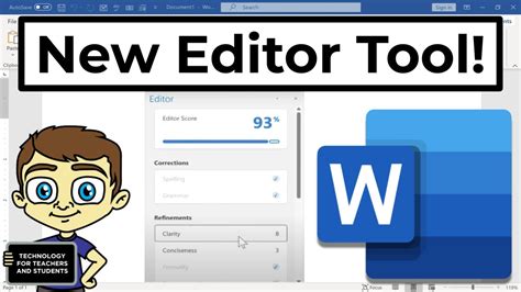 New Editor Tool For Microsoft Word 365 Youtube