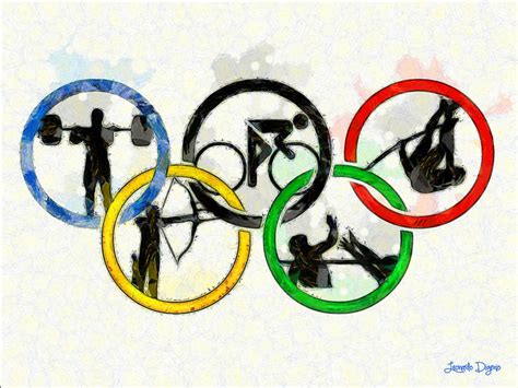 Olympic Games Pa Painting By Leonardo Digenio Fine Art America