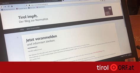 Tirol real estate ist ein auf hochwertige immobilien spezialisiertes immobilienbüro mit sitz in innsbruck. Großer Andrang bei Impf-Anmeldung - tirol.ORF.at