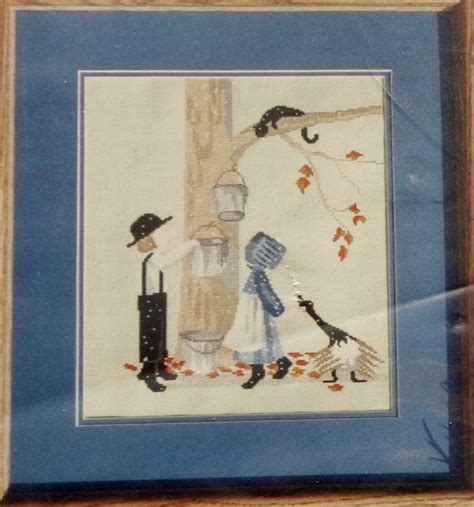 Cross stitch patterns, leaflets, booklets and books. Diane Graebner Designs SYRUPIN' Amish Life - Counted Cross ...