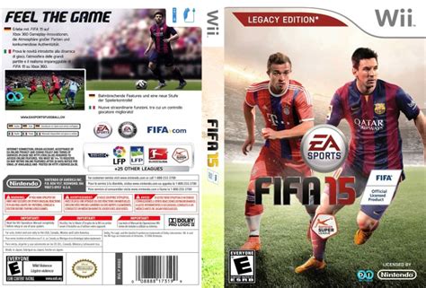 Fifa 15 Legacy Edition Wii Box Art Cover By Juan666