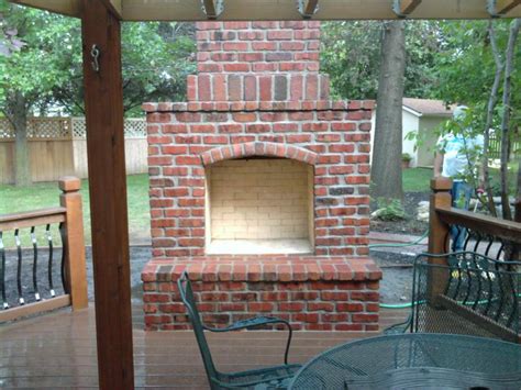 Brick Outdoor Fireplace Fireplace Design Ideas