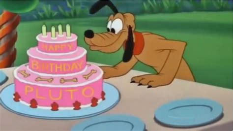 Cartoon Happy Birthday Pluto Youtube