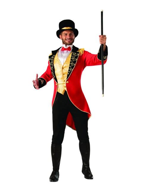 Adult Ring Master Circus Costume In 2020 Circus Costume Circus Outfits Funny Couple Costumes
