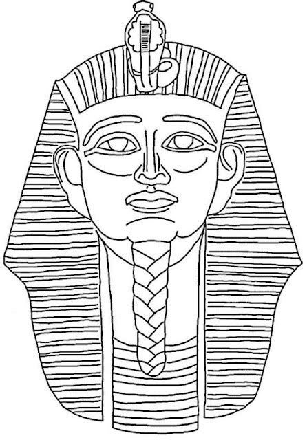 PHARAOH COLORING PAGE