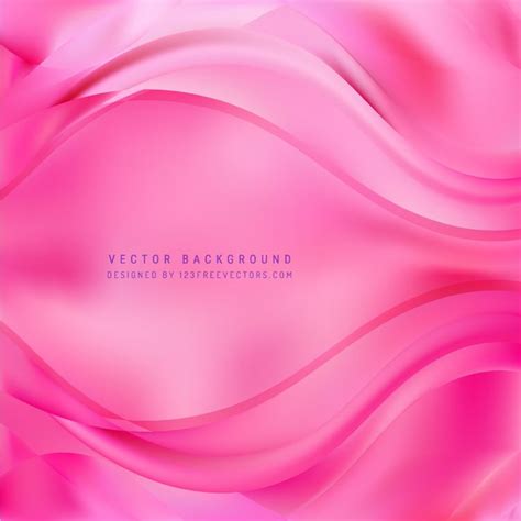 Abstract Pink Curve Background Vector Free Free Vector Art Free
