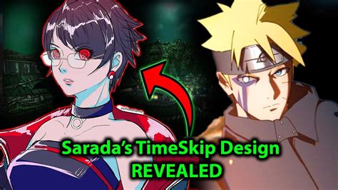 SARADA S OFFICIAL Time Skip Design REVEALED BORUTO Two Blue Vortex Manga YouTube