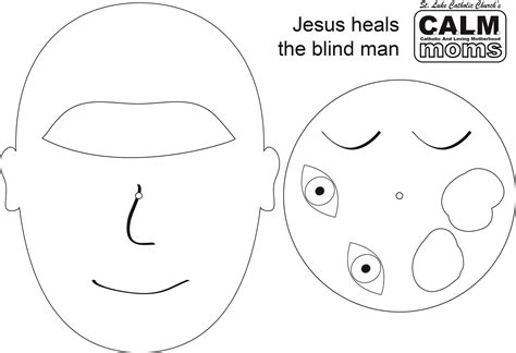 Jesus Heals The Blind Man Anglican Children