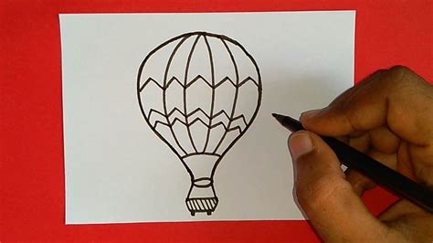 How To Draw A Parachute Drawing For Beginners Easy Drawing Class