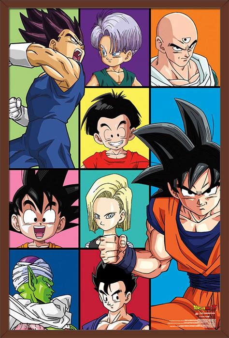 The adventures of a powerful warrior named goku and his allies who defend earth from threats. Dragon Ball Z - Grid Poster - Walmart.com - Walmart.com