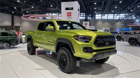 2022 Toyota Tacoma Trd Pro Arrives In Chicago With Electric Lime Green
