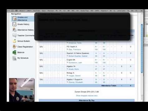 Using Powerschool to Check Grades - YouTube