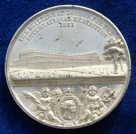 Crystal palace, londres_joseph paxton, 1851. File:1851 Medal Crystal Palace World Expo London, obverse ...