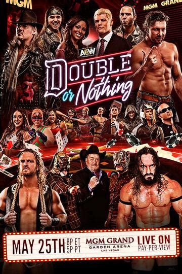 On saturday night from the mgm grand in las vegas, the newest professional wrestling promotion gave intrigued fans nine matches that began slowly but got increasingly better. AEW: Double or Nothing 2019 - Official PPV Replay - FITE