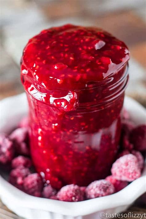 Use Frozen Or Fresh Raspberries To Make This Easy Raspberry Sauce