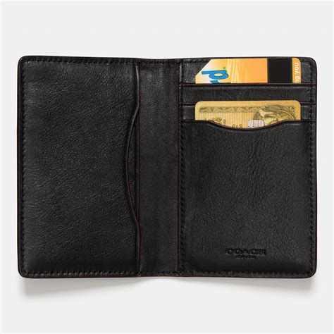 Explore coach® gifts under $200 including credit card wallets and pins. Lyst - COACH Western Rivets Card Wallet In Sport Calf Leather in Black for Men