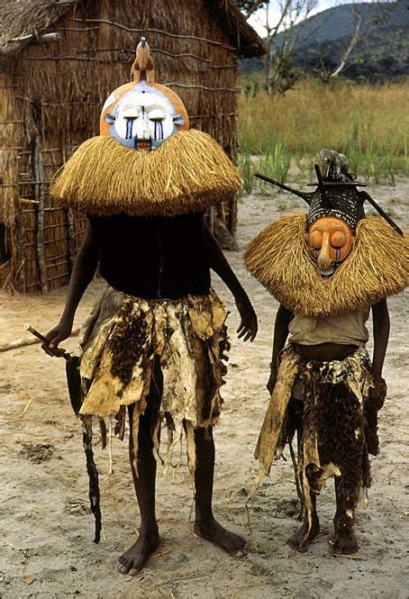 blakjck “ yaka masquerade for initiation ceremony near kasongo lunda zaire now d r congo