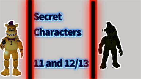 How To Get Secret Characters 11 And 1213 Youtube