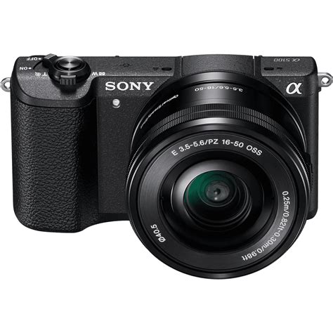 Sony Alpha A5100 Mirrorless Camera W 16 50mm Lens Black Walmart
