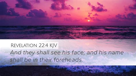 Revelation 224 Kjv Desktop Wallpaper And They Shall See His Face