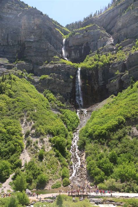 Bridal Veil Falls Provo Canyon Icon And Utahs Tallest Falls