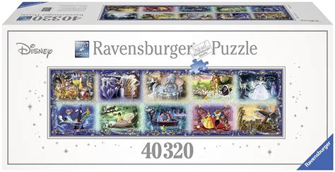 You can see this massive jigsaw puzzle being built (in time. Unvergessliche Disney Momente - 40320 Teile - RAVENSBURGER ...