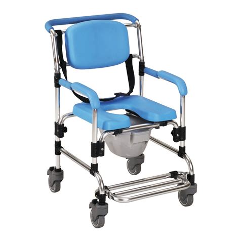 Mefeir folding commode chair for toilet with wheels & pedal. Ocean Wheeled Shower Commode | Bathing Aids | The Mobility ...
