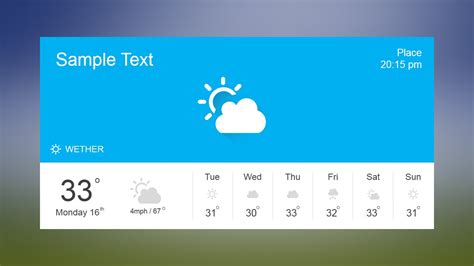 Download pictures, illustrations and vectors for free! Weather Widget PowerPoint Dashboard - SlideModel