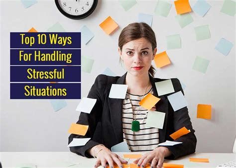 Top 10 Ways For Handling Stressful Situations Revive Zone