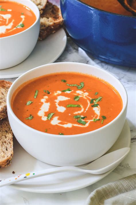 Roasted Red Pepper Soup Recipe With Gouda