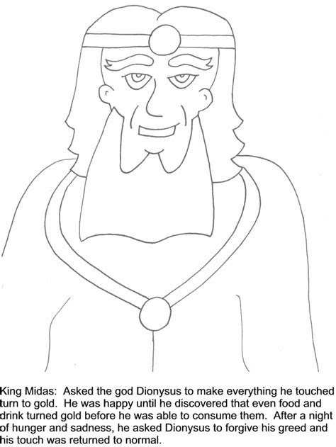 Click on any greek mythology picture above to start coloring. Midas Greek Coloring Pages coloring page & book for kids.